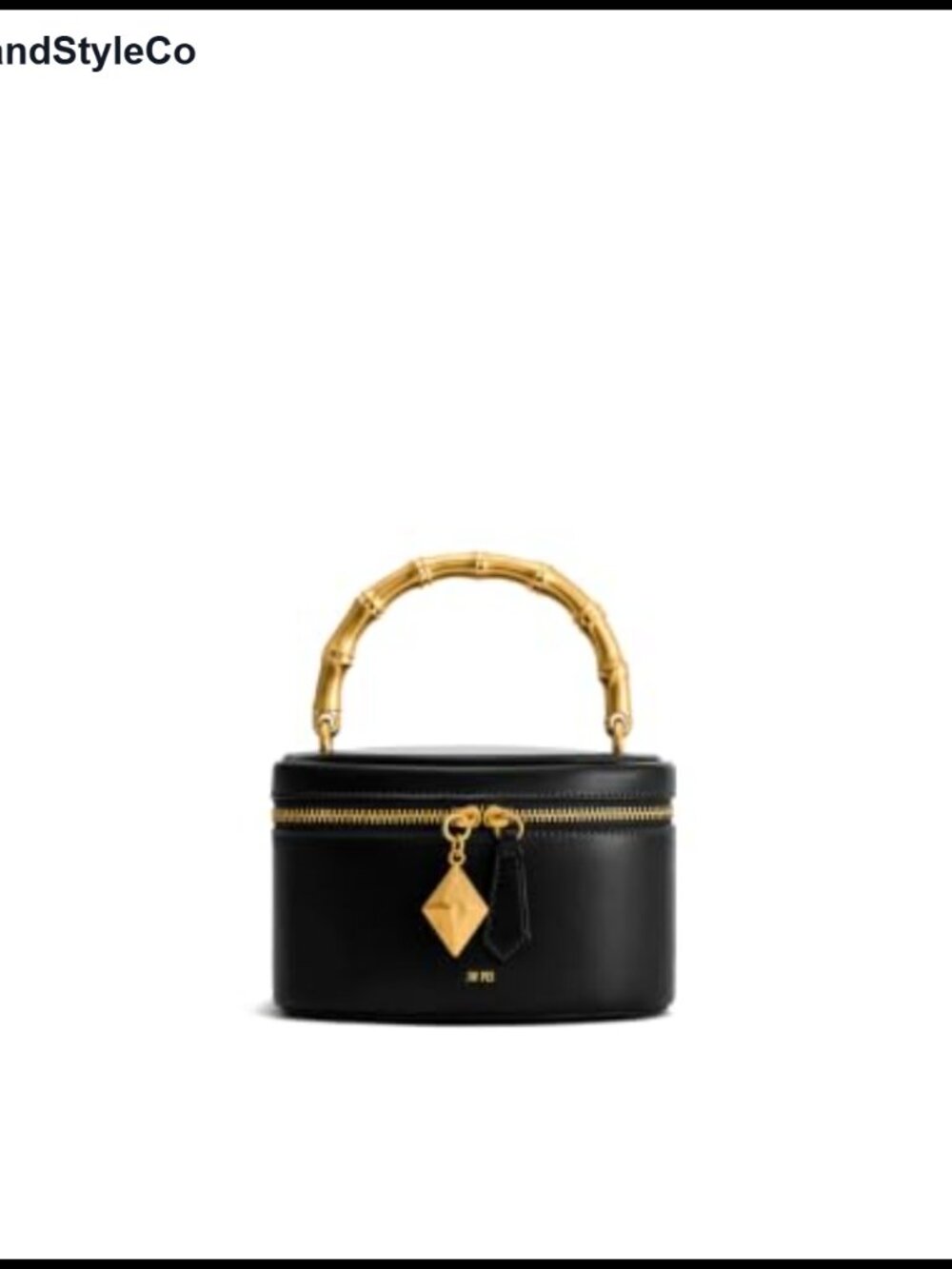 JW PEI Natalie Vegan Leather Metal Geometric Pendant Top-Handle Satchel